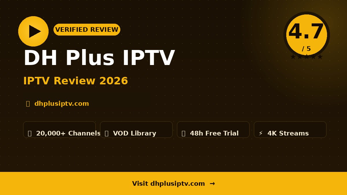 DH Plus IPTV Review 2026