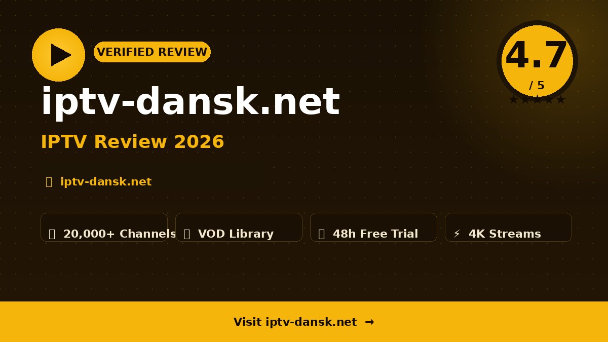 iptv-dansk.net Review 2026