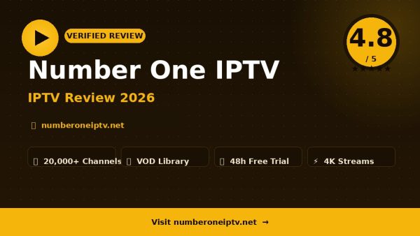 Number One IPTV Review (2026): Is It Worth It?