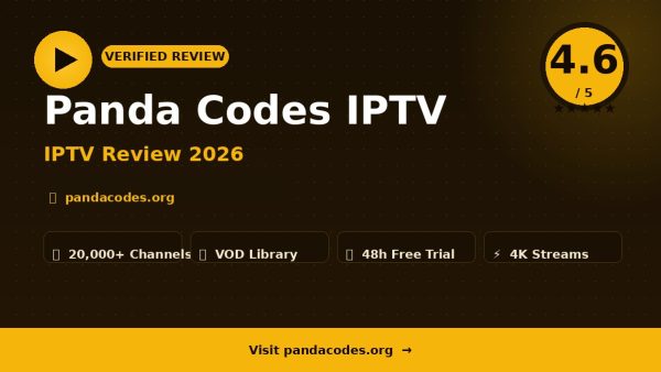 Panda Codes IPTV Review (2026): Is It Worth It?